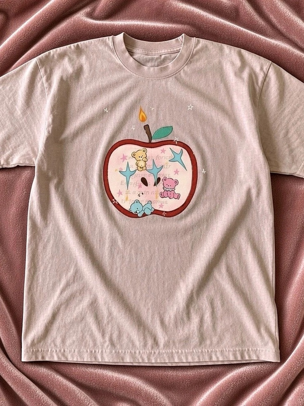 Gildan 5000 Graphic Short Sleeve Tee in Pink